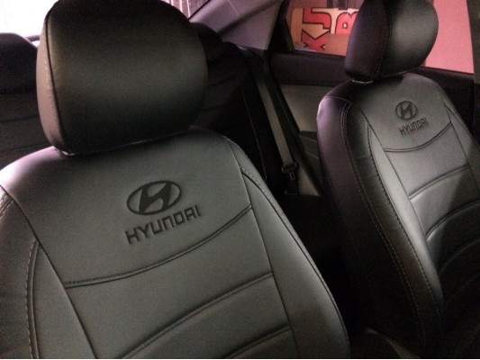 Авточехлы на Hyundai Solaris 2