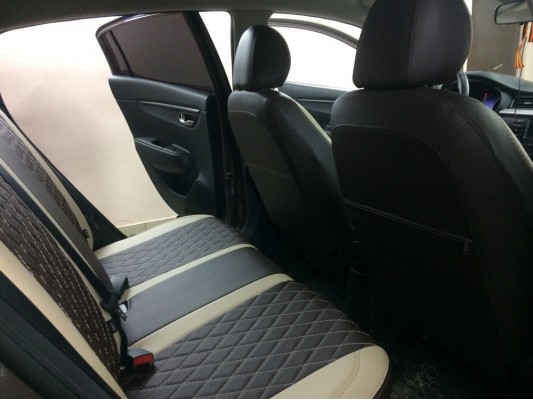 Авточехлы на Kia Rio 4 X-Line