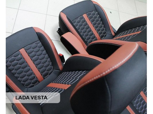 Каркасные авточехлы на Lada Vesta