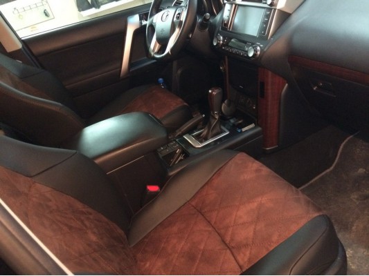 Каркасные авточехлы на Toyota Land Cruiser Prado 150